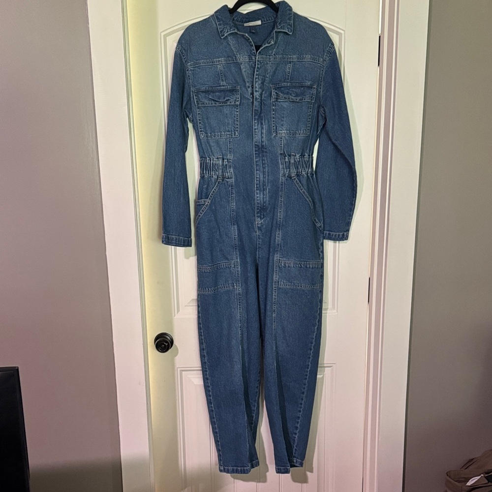Universal Thread Blue Denim Women's Jumpsuit